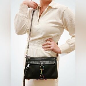 Authentic 2017 Rebecca Minkoff MAC Mini Crossbody with Rainbow Hardware